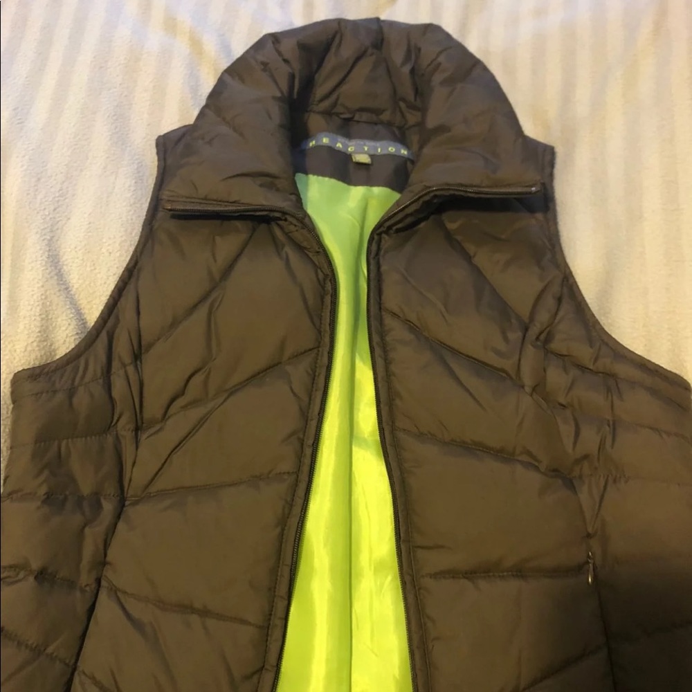 Kenneth Cole Brown and Green Vest